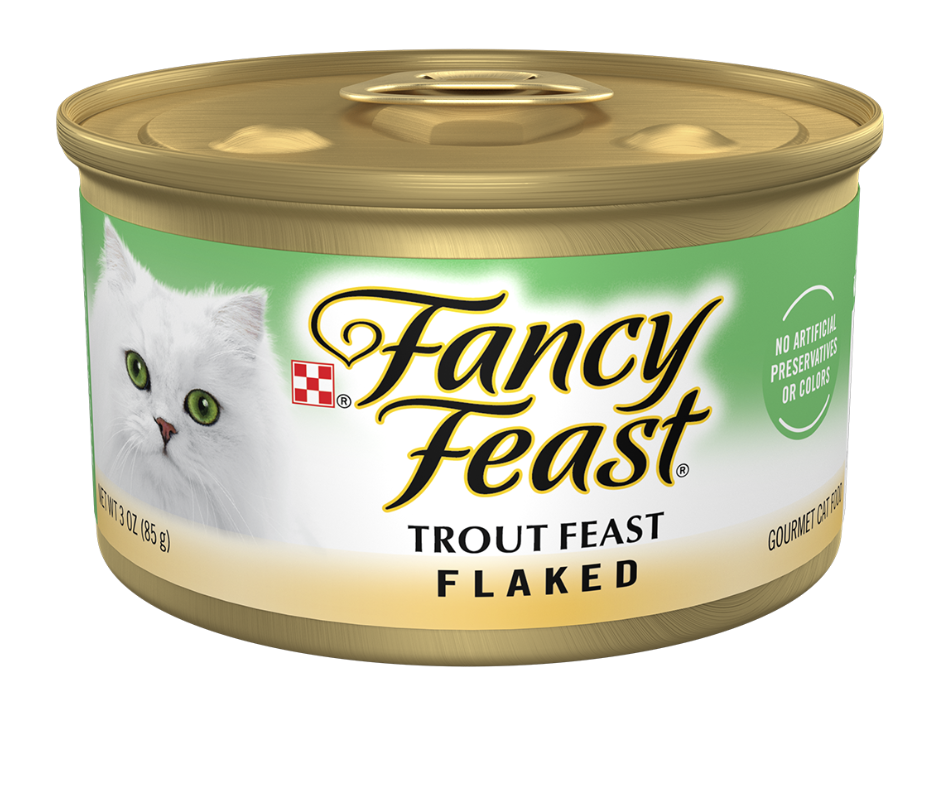 FANCY FEAST FLAKED Trout CndC 24x3oz XI